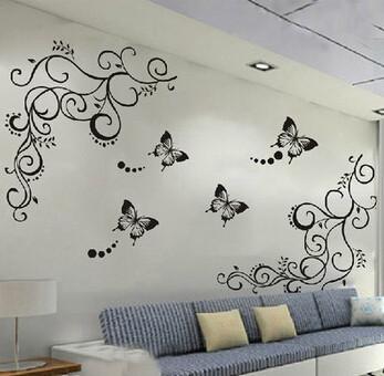 Sticker mural - Classic Black Butterfly | sticker mural | STIKEO.COM