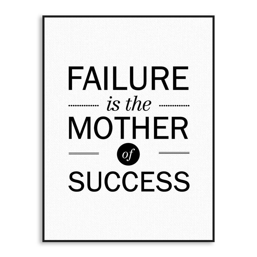 " Failure is the mother of success" | poster | STIKEO.COM